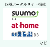 各種ポータルサイト掲載