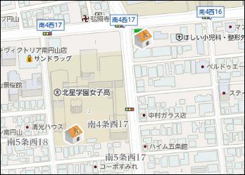 マップで物件を検索